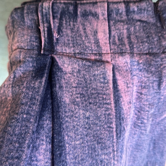 Flowers By Zoe Denim Skirt Blue & Pink - Picture 5 of 10